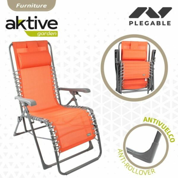 Solseng Aktive Orange Textilene 160 x 52 x 76 cm – Bild 5