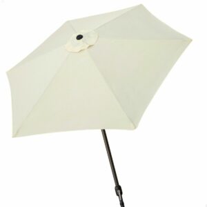Sonnenschirm Aktive Creme Aluminium Stahl 270 cm