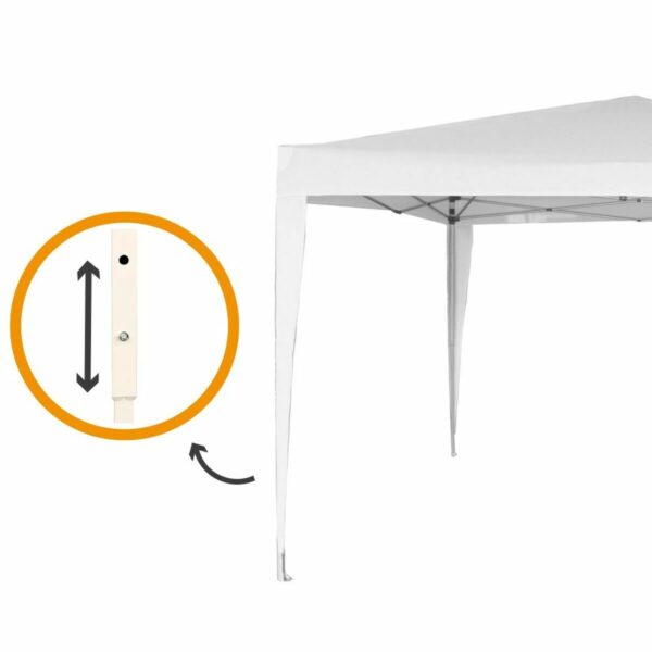 Gartenlaube Colorbaby Stahl 300 x 300 x 250 cm – Bild 5