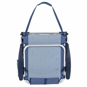 Gepolsterte Campingstuhl Aktive Dunkelblau 51 x 45 x 76 cm Strand