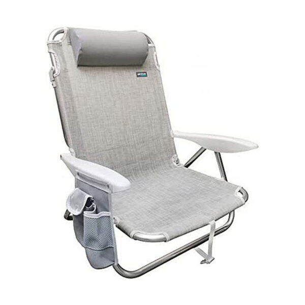Strandstuhl Aktive Beige Grau 51 x 45 x 76 cm – Bild 2