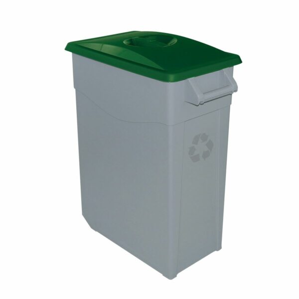 Recycling Papierkorb Denox grün 65 L (2 Stück) – Bild 2
