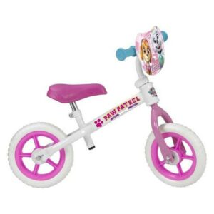 Kinderfahrrad Paw Patrol 10″ The Paw Patrol Weiß Rosa