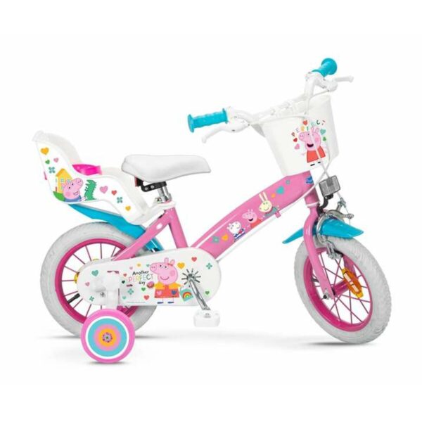 Kinderfahrrad Peppa Pig   12" Rosa – Bild 2