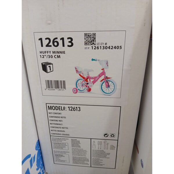 Kinderfahrrad Minnie Mouse 12" – Bild 2