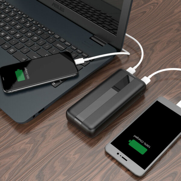 Powerbank Contact Schwarz 20000 mAh – Bild 6