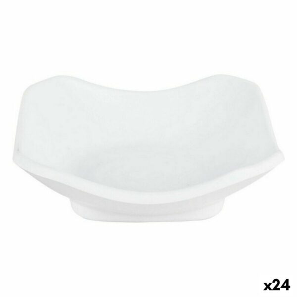 Verkostungsset Viejo Valle Troya Weiß Melamine karriert 11 x 11 x 3,5 cm (24 Stück)