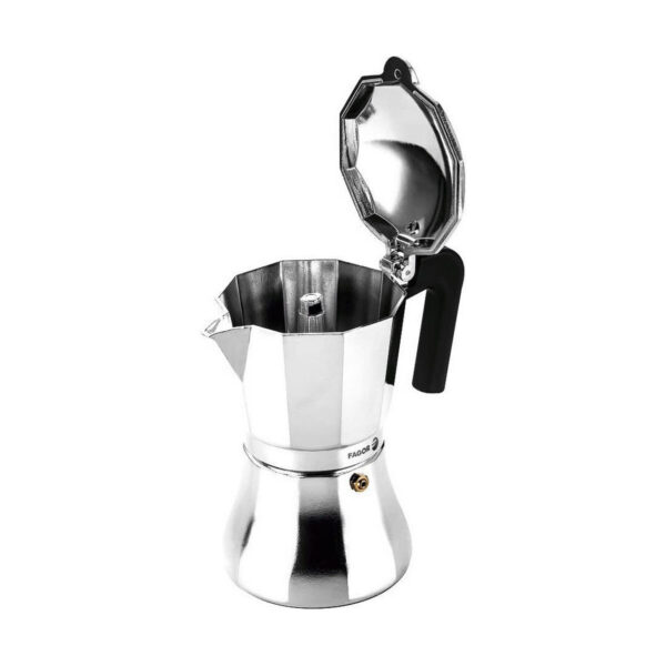 Italienische Kaffeemaschine Fagor Stahl Aluminium 9 Tassen (1 Stück) – Bild 2