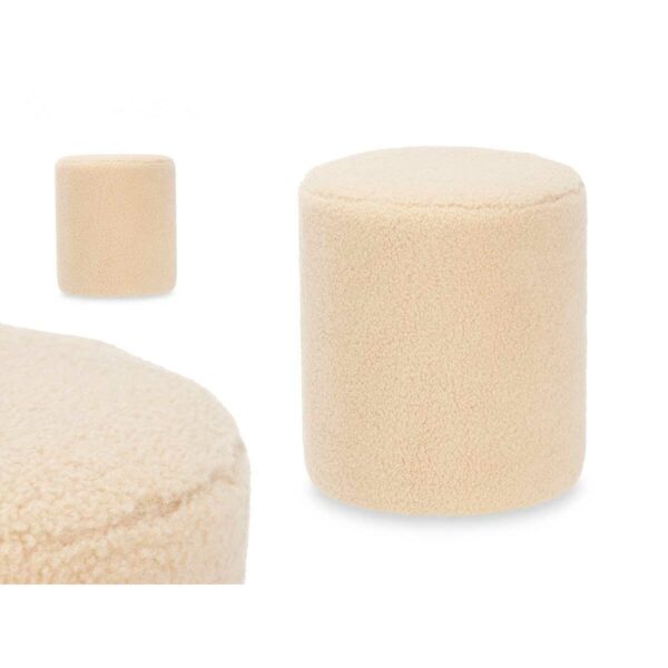 Puff Beige 32 x 36 x 32 cm – Bild 2