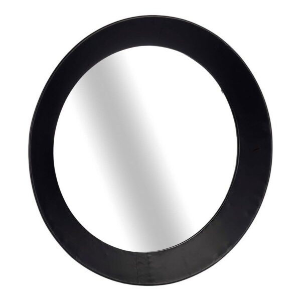 Wandspiegel JY19696 Schwarz 80 x 7,5 x 80 cm Kreis