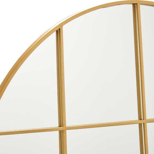 Wandspiegel rund Golden Metall (100 x 2,5 x 100 cm) – Bild 2