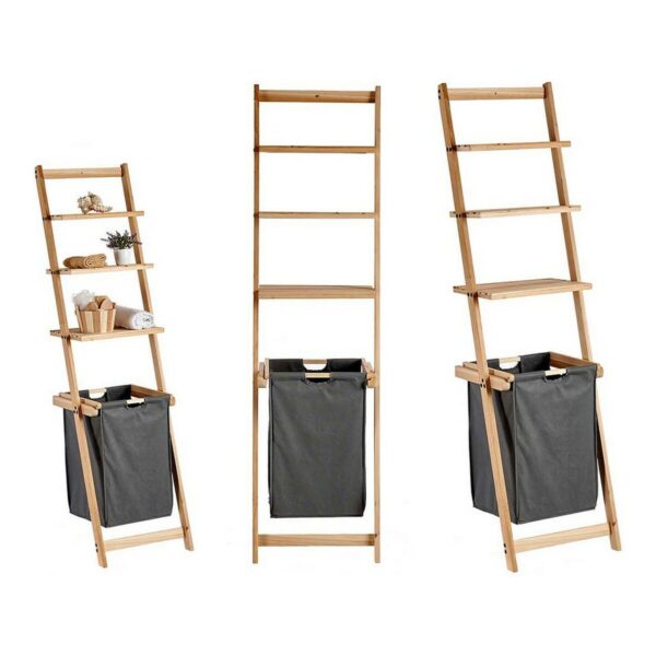 Regal Kipit MH15930H Braun Grau Holz 36 x 151 x 41,5 cm – Bild 2