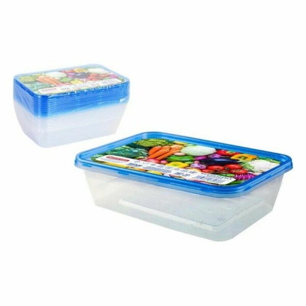 10 Lunchbox-Set Privilege 49786 500 ml rechteckig 17,5 x 12 x 4 cm (24 Stück) – Bild 2