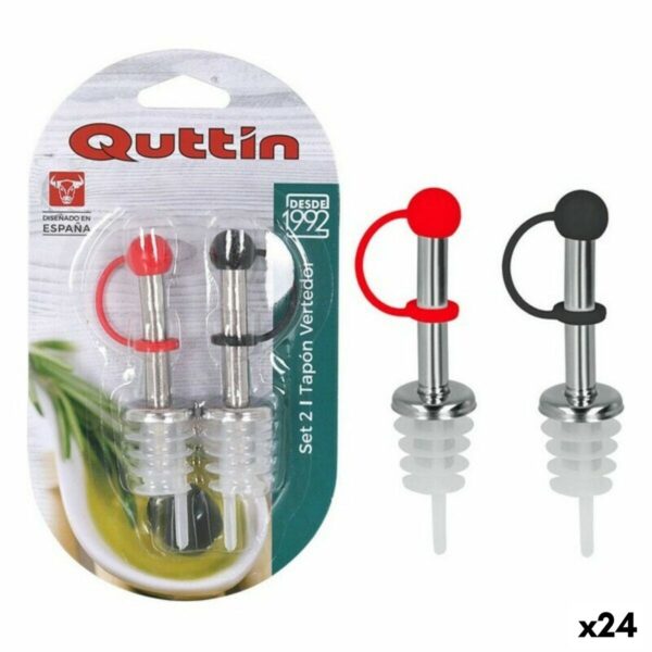 Flaschenausgießer Quttin 8433774651444 16 x 9 x 2 cm 2 Stücke (24 Stück)