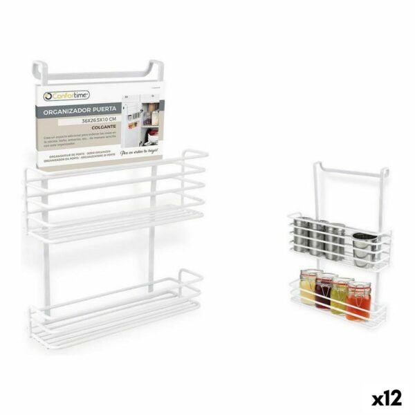 Organizer für Küchenschränke Confortime 144905 36 x 26,5 x 10 cm Küche (12 Stück)