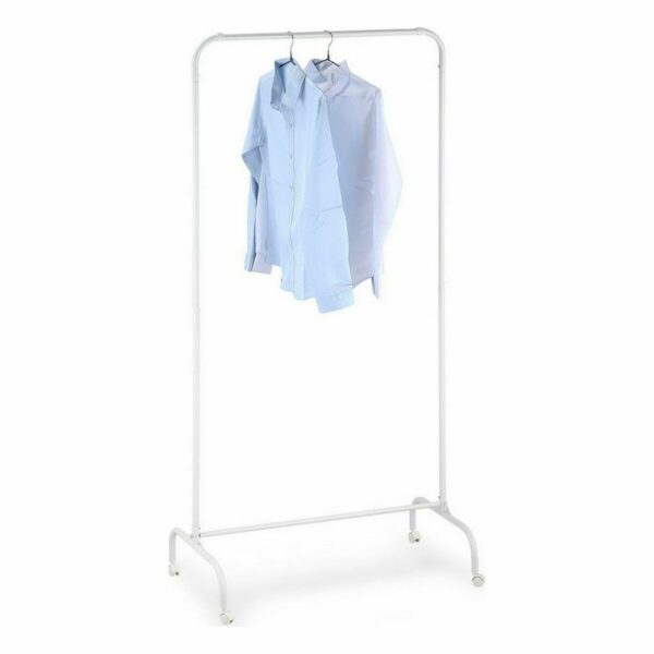 Hattestativ Confortime Weiß 78 x 44,5 x 160 cm Mit Rädern (6 Stück) – Bild 2