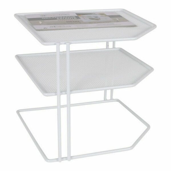 Regale Confortime Weiß Metall 23 x 23 x 20 cm Veranstalter (8 Stück) – Bild 2
