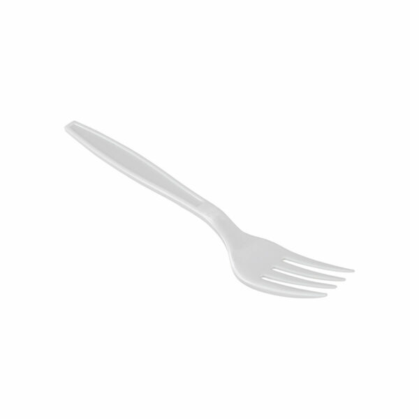 Gabel-Set Algon Wiederverwendbar Weiß 36 Stück 18 cm – Bild 3