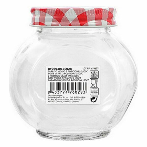 Topf Mediterraneo Glas 180 ml 8 x 6,1 x 8 cm (60 Stück) – Bild 2