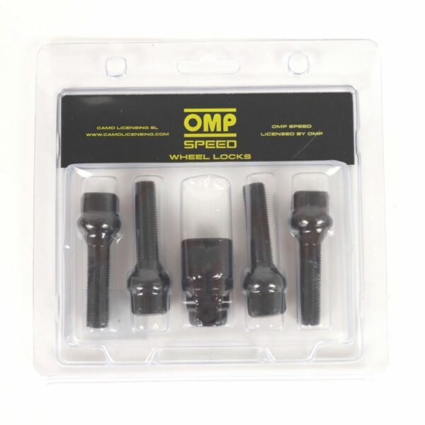 Anti-Diebstahl Schrauben OMP OMPS09851201 M12 x 1,25 4 uds Schwarz – Bild 2