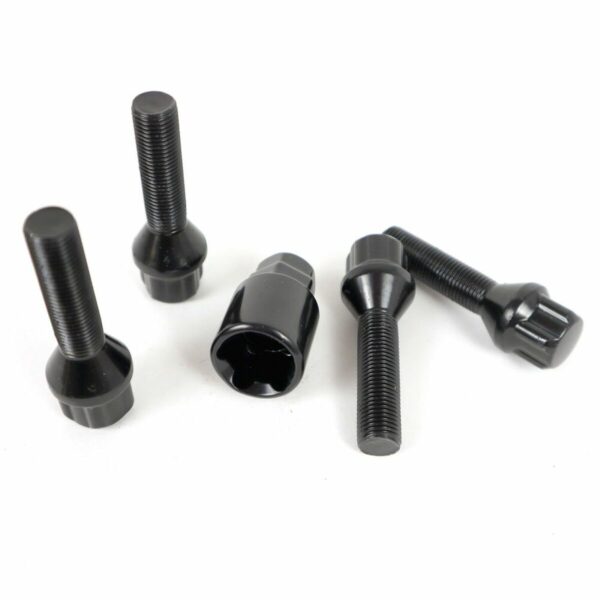 Anti-Diebstahl Schrauben OMP OMPS09851201 M12 x 1,25 4 uds Schwarz – Bild 3