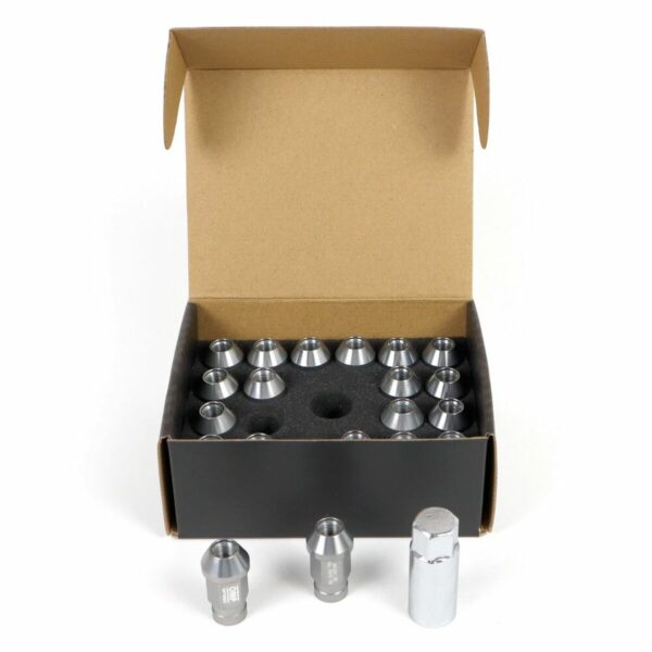 Set Muttern OMP 7075 M12 x 1,25 40 mm 20 uds Anthrazit – Bild 3