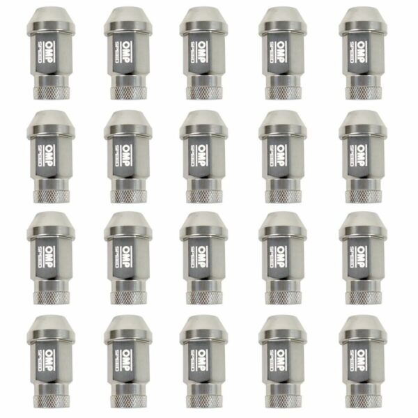 Set Muttern OMP 7075 M12 x 1,25 40 mm 20 uds Anthrazit – Bild 4