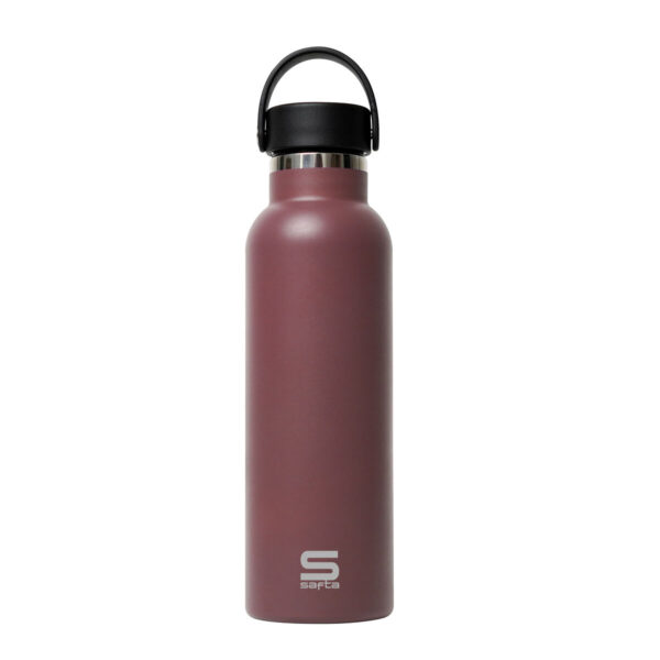 Thermosflasche Safta Cacao Braun Silikon Edelstahl – Bild 2