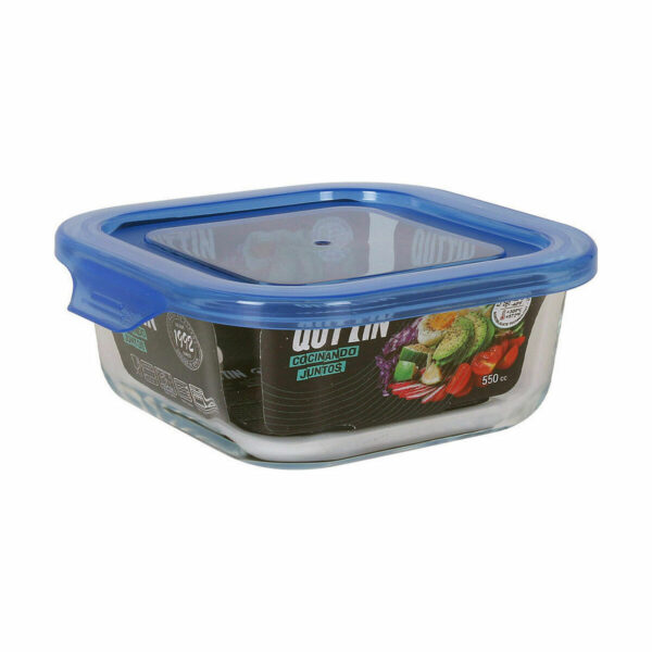 Lunchbox Quttin   Blau 14 x 14 x 5,5 cm (12 Stück) – Bild 2