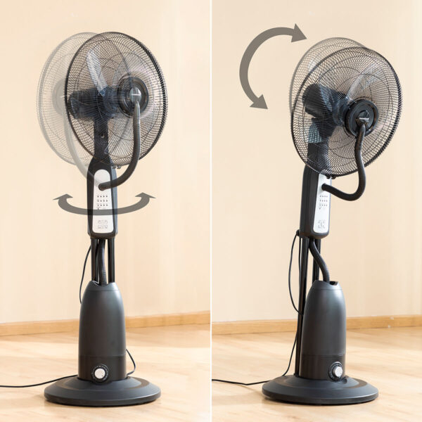 Standventilador und -vernebler mit Fernbedienung InnovaGoods Mistinn Schwarz 90 W 2,8 L – Bild 7