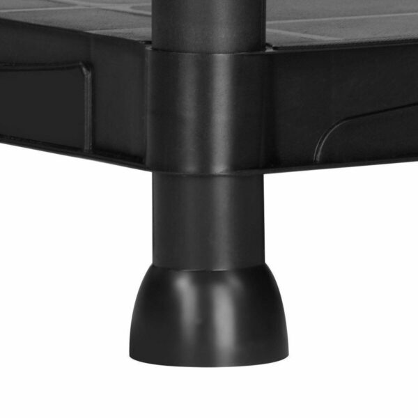 Marbueno Regal 5 Böden Kunststoff Schwarz 61x31x171 cm Garten 10538 – Bild 3