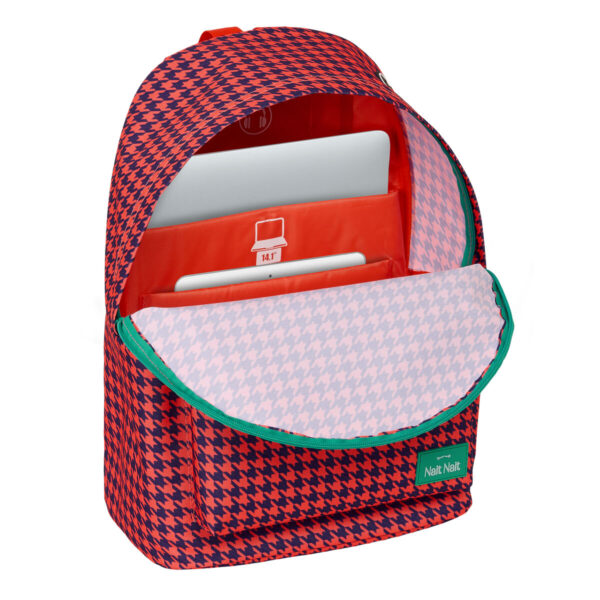 Laptoptasche Nait Nait Pata de gallo coral Koralle 31 x 41 x 16 cm – Bild 4
