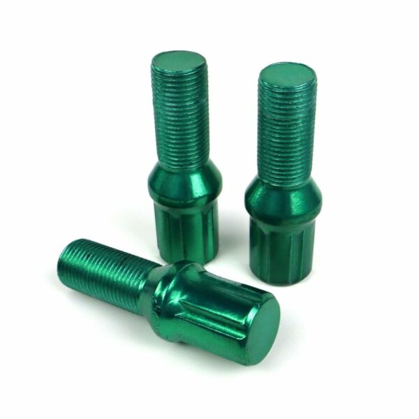 Set Muttern OMP 27 mm grün 20 uds M14 x 1,25 – Bild 3