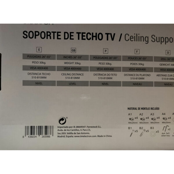 TV Halterung TM Electron 30 Kg 26-55" – Bild 4