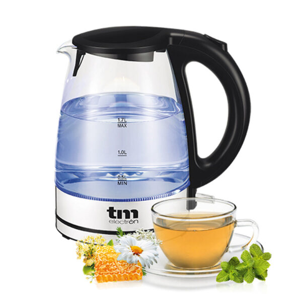 Wasserkocher TM Electron 1,7 L Kristall Borosilikatglas – Bild 2