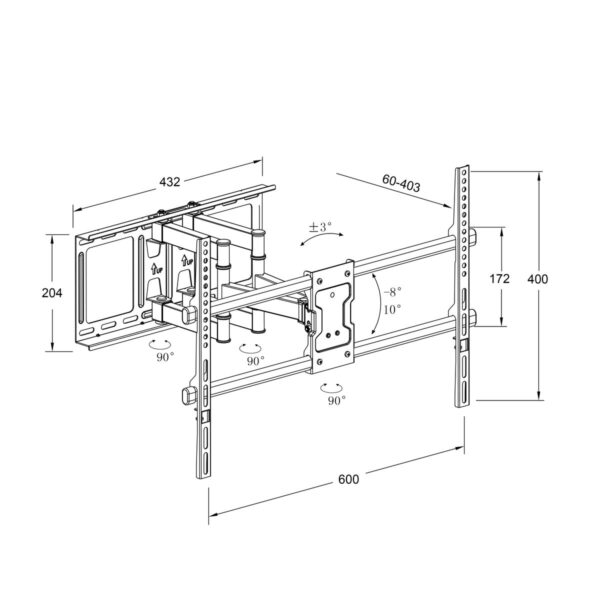 TV Halterung TM Electron 45 kg – Bild 8