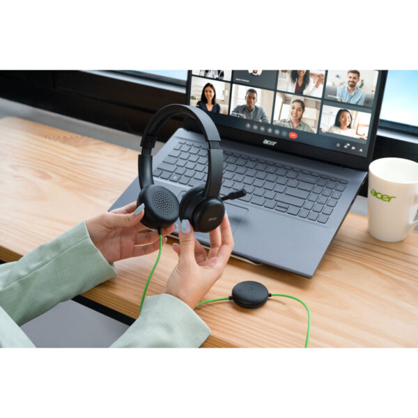 Gaming-Kopfhörer mit Mikrofon Acer AHW250 Schwarz – Bild 6