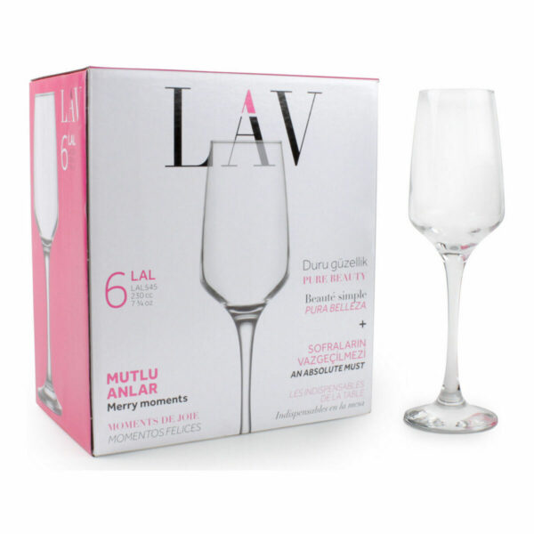 Champagnerglas LAV Lal 6 Stücke (4 Stück) – Bild 2