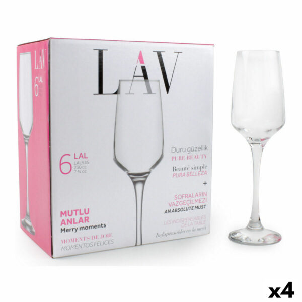 Champagnerglas LAV Lal 6 Stücke (4 Stück)