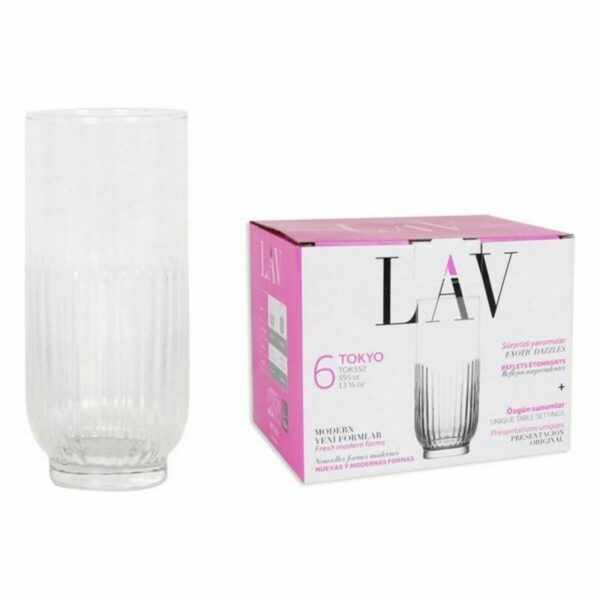 Gläserset LAV 144946 6 Stücke (8 Stück) (395 ml) – Bild 2