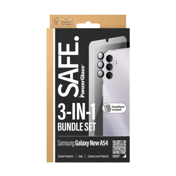 Bildschirmschutz fürs Handy Panzer Glass BSAFE95691 Samsung Galaxy A55 – Bild 3
