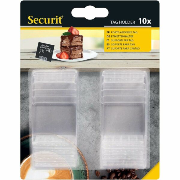 Halterung Securit Schild Durchsichtig Satz 1 x 4 cm 10 Stück – Bild 4