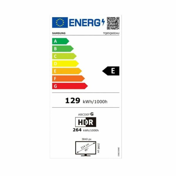 Smart TV Samsung TQ85Q60D 4K Ultra HD QLED 85" – Bild 2