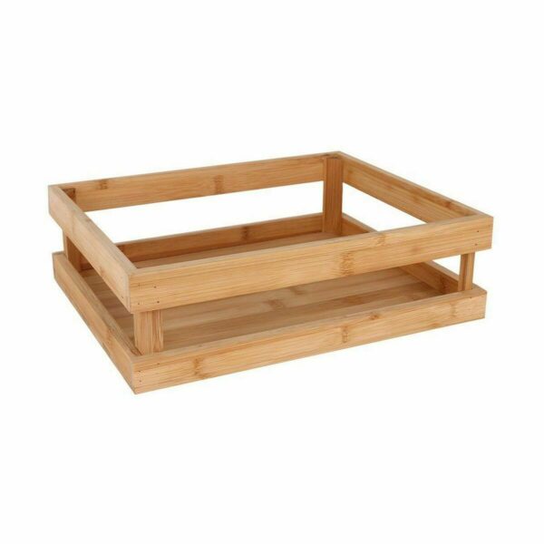 Tablett für Snacks Bambus 32,5 x 26,5 x 10 cm  (3 Stück) – Bild 2