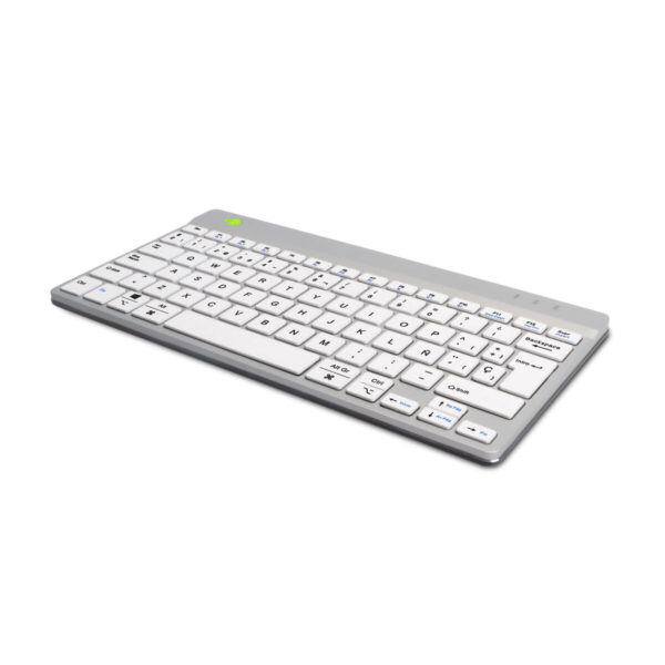 Tastatur R-Go RGOCOESWLWH Weiß Qwerty Spanisch – Bild 2