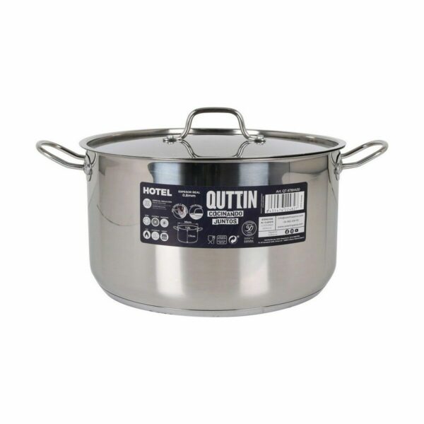 Kochtopf mit Deckel Quttin Hotel Stahl ø 30 x 17 cm (2 Stück) – Bild 2