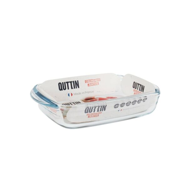 Ofenschüssel Quttin   Glas rechteckig 950 ml 22,8 x 14,9 x 4,5 cm (6 Stück) – Bild 2
