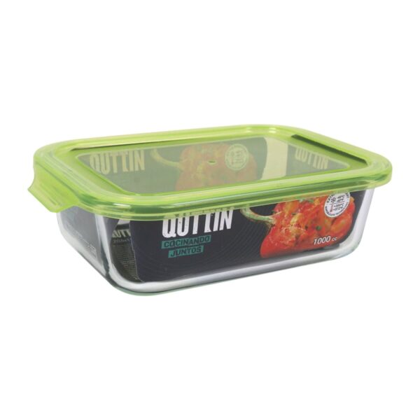 Lunchbox Quttin rechteckig 1L 22 x 15,5 x 6,5 cm (6 Stück) – Bild 2