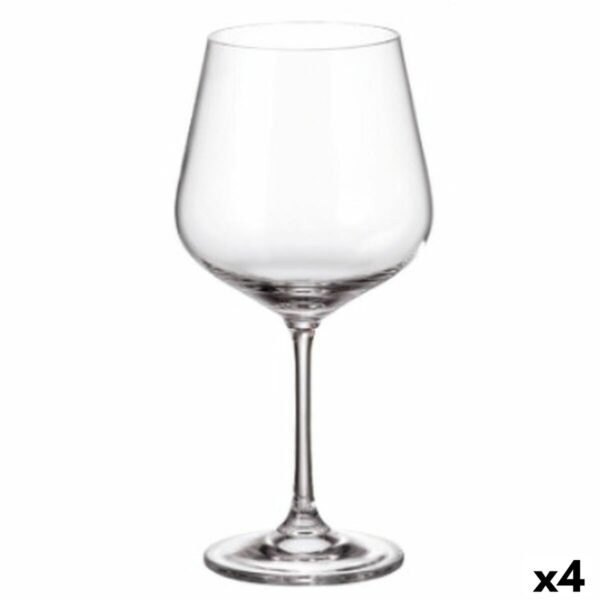 Weinglas-Set Bohemia Crystal Sira 600 ml 6 Stücke (6 Stück) (4 Stück)