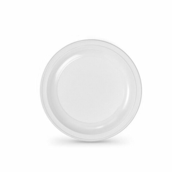 Mehrweg-Teller-Set Algon Weiß Kunststoff 22 x 22 x 1,5 cm (6 Stück) – Bild 2